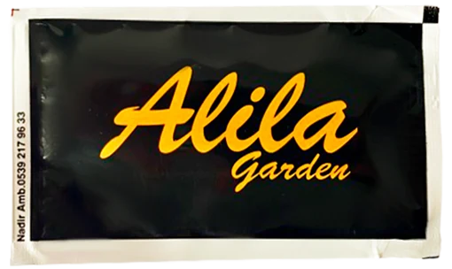 Alila Garden — baskılı ıslak mendil baskı örneği