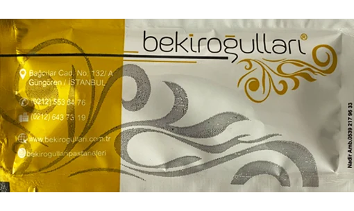 Bekiroğulları — baskılı ıslak mendil baskı örneği