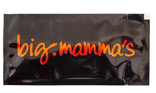 Big Mamma’s — baskılı ıslak mendil baskı örneği