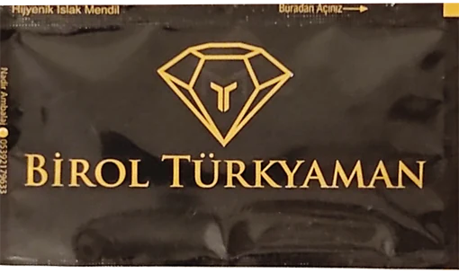 Birol Türkyaman — baskılı ıslak mendil baskı örneği