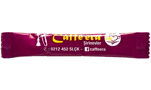 Caffeera — baskılı stick şeker baskı örneği