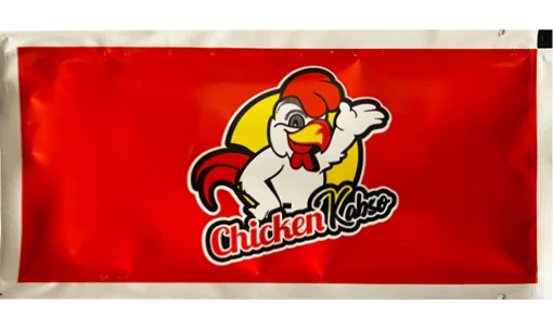 Chicken — baskılı ıslak mendil baskı örneği