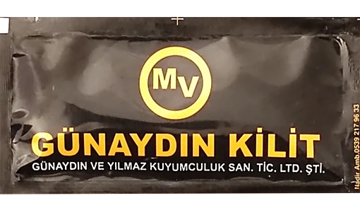 Günaydın Kilit — baskılı ıslak mendil baskı örneği
