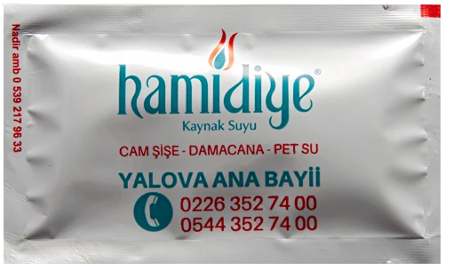 Hamidiye — baskılı ıslak mendil baskı örneği