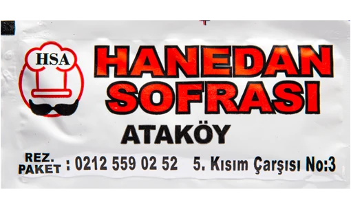 Hanedan Sofrası — baskılı ıslak mendil baskı örneği
