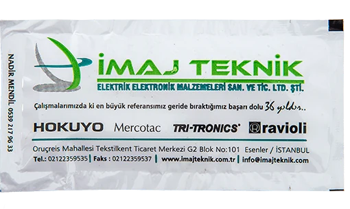 İmaj Teknik — baskılı ıslak mendil baskı örneği