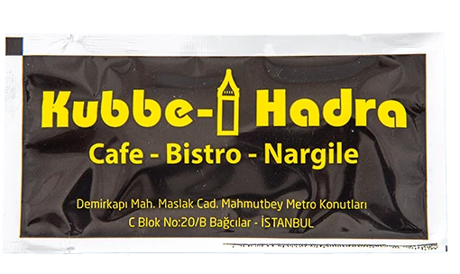 Kubbe-i Hadra — baskılı ıslak mendil baskı örneği
