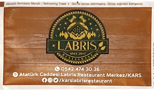 Labris — baskılı ıslak mendil baskı örneği