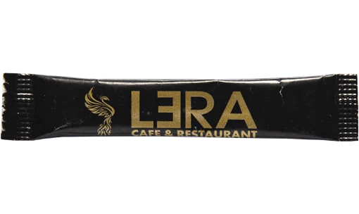Lera Cafe & Restaurant — baskılı stick şeker baskı örneği