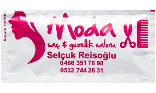 Moda — baskılı ıslak mendil baskı örneği