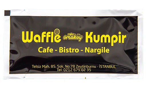 Ortaköy Waffle Kumpir — baskılı ıslak mendil baskı örneği