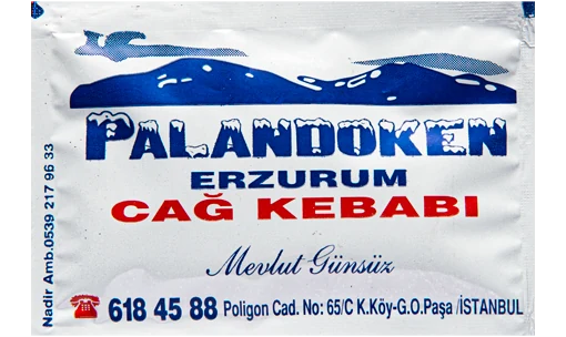 Palandöken — baskılı ıslak mendil baskı örneği