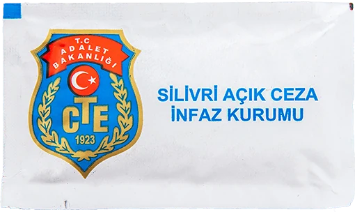 Silivri Açık Ceza İnfaz Kurumu — baskılı ıslak mendil baskı örneği