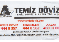 Temiz Döviz, Kurumsal Baskılı & Logolu Islak Mendil Nadir Ambalaj Islak Mendil